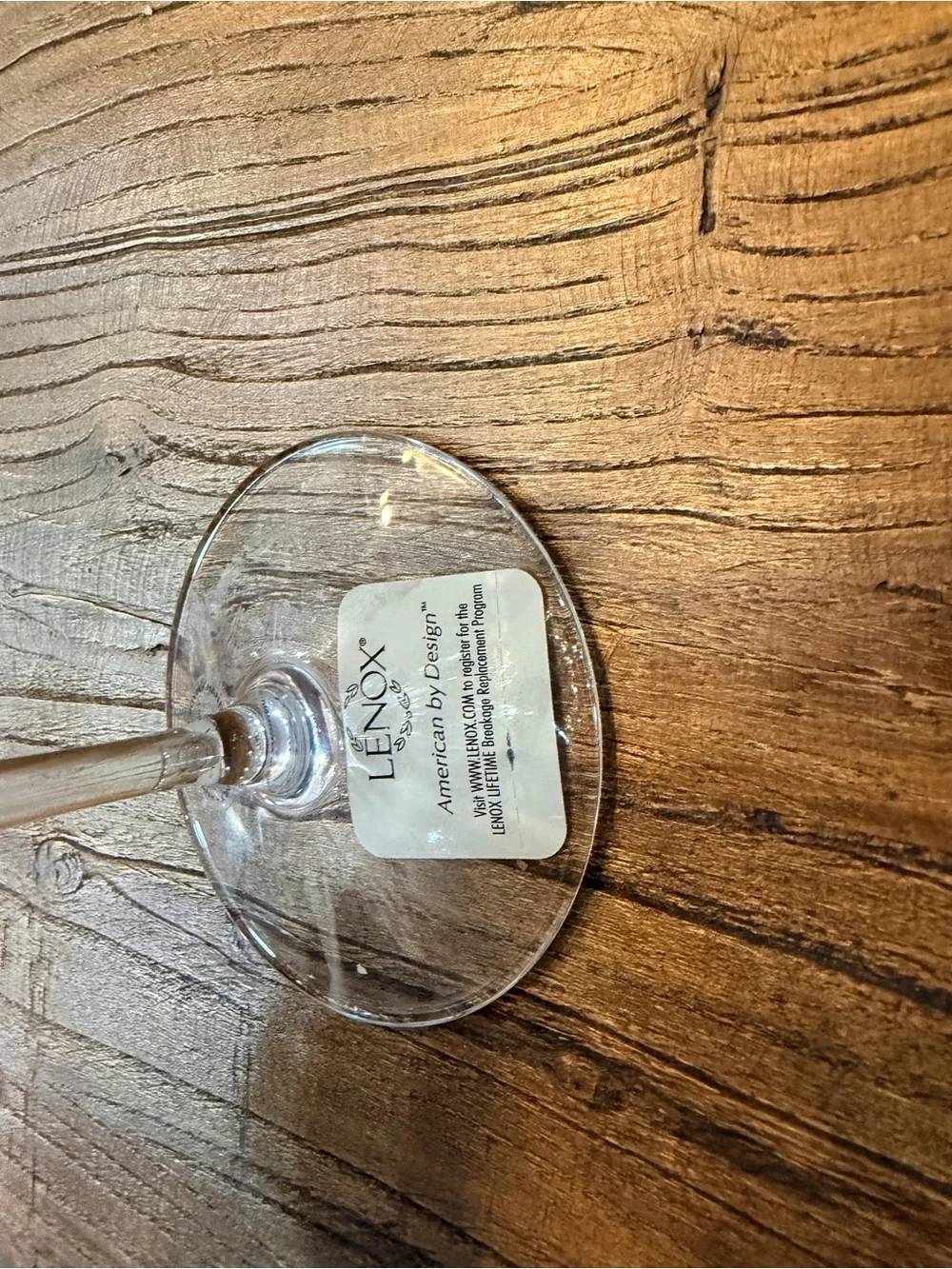 Lenox Firelight Platinum Signature Crystal All Purpose Glasses 14 Oz Set of 2